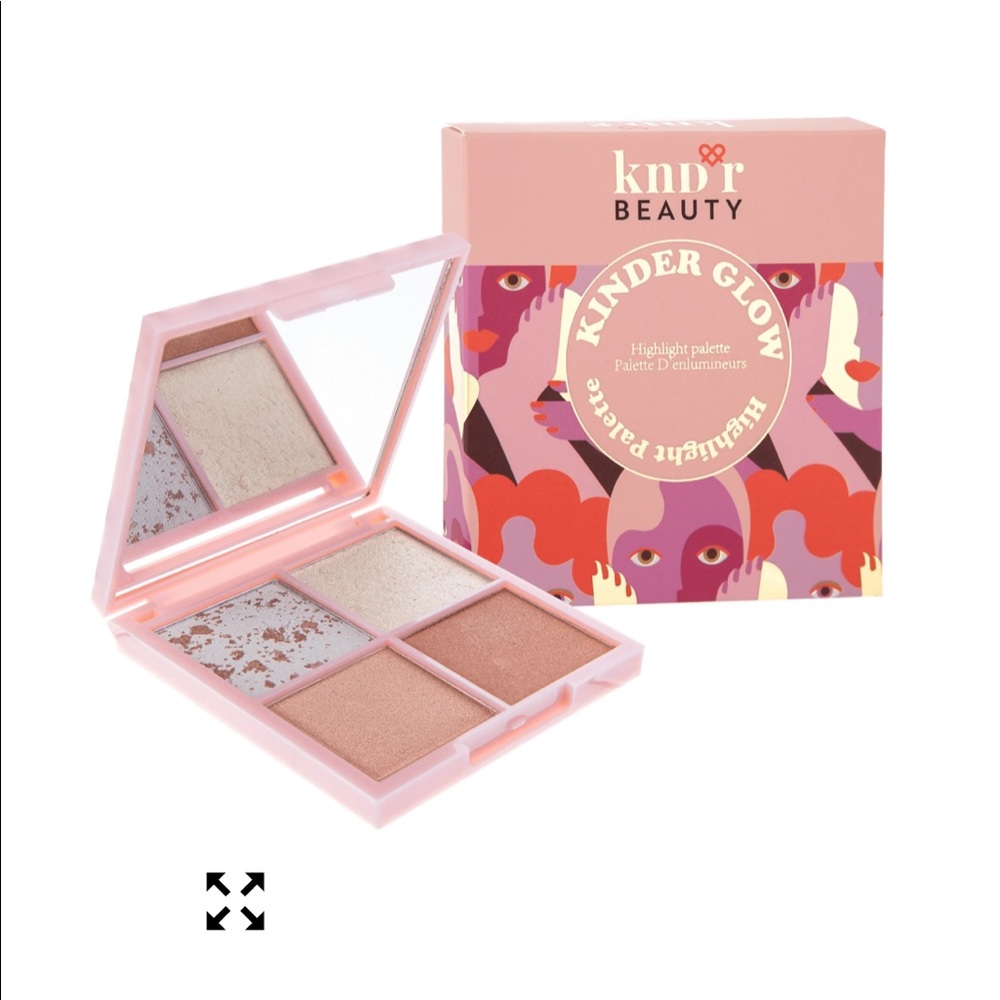 KNDR Beauty Kinder Glow Highlighting Palette.
